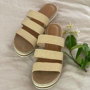 Target Platform Slide Sandals